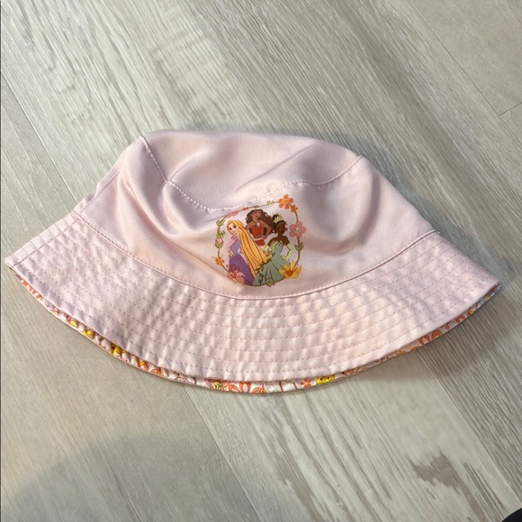 Disney Other - Pink Disney Reversible Bucket Hat with Princess Design